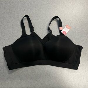 Cacique The Modern Cacique Collection, Lightly Lined Lounge Black Bra—48B